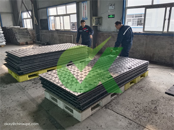 2×8 ground access mats for nstruction-Okay HDPE Protection 